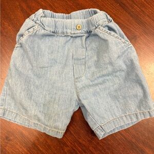 Light Blue Kids Denim Shorts